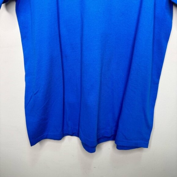 Vintage Wrangler Life Is Short Ride Hard Blue Cotton Tshirt Size Large - Picture 5 of 9